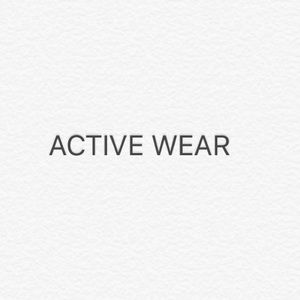 Active wear